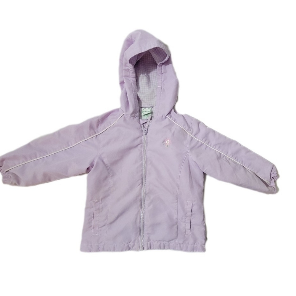 Purple lightweight girls jacket